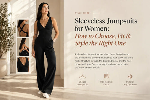 Sleeveless Jumpsuits for Women: How to Choose, Fit &amp; Style the Right One