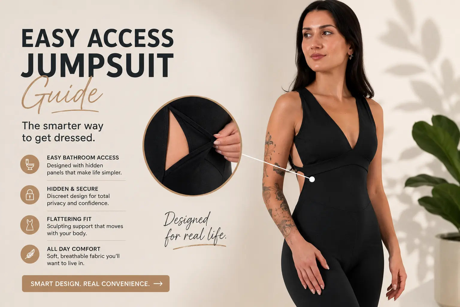 Easy Access Jumpsuit Guide: The Smarter Way to Get Dressed