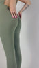 DropCut Technology Soft Olive OnTheMarq Jumpsuit Demo Nita Marquez