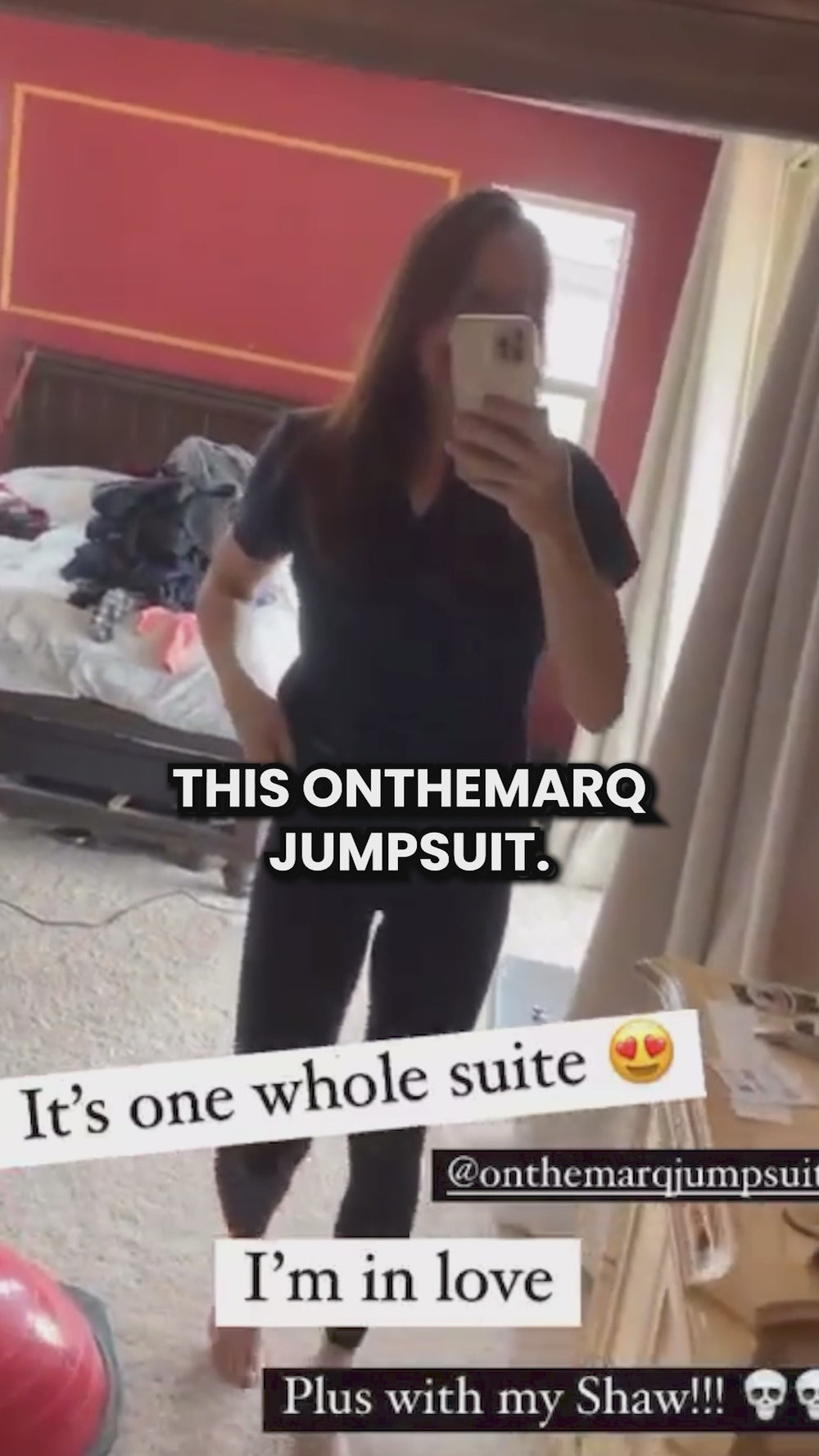 Customer Video Testimonial DropCut OnTheMarq Jumpsuit Nita Marquez