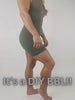 DropCut Technology Soft Olive Shorts DIY BBL Demo By Nita-Marquez
